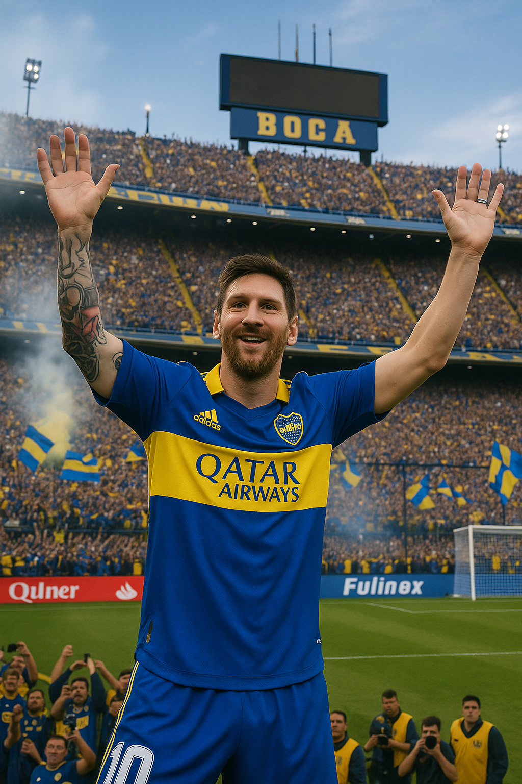20250906 2146 Messi au Boca Juniors simple compose 01k4g8xpf4e6k8kt2z2s7zkx4p 1